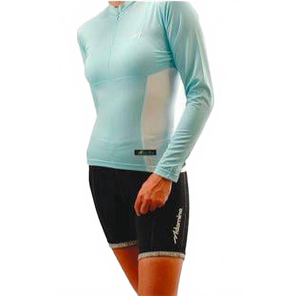 NEW DOMINO women's euro series long sleeve jersey in sky blue